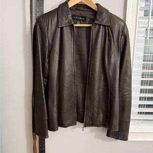 U2 Wear Me Out Chocolate Leather Jacket